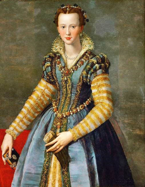 Portrait Of Maria De Medici (?) by Alessandro Allori