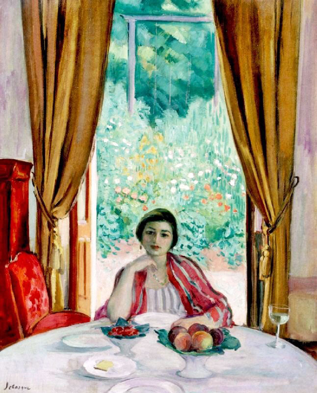 The Snack, Aix-Les-Bains by Henri Lebasque