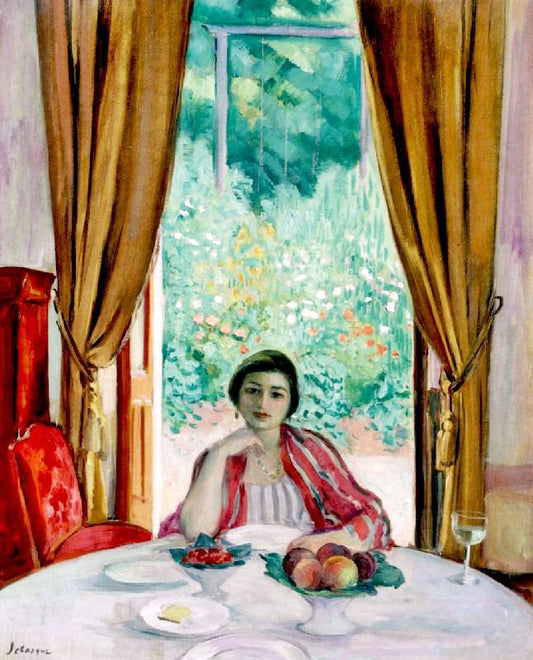 The Snack, Aix-Les-Bains by Henri Lebasque