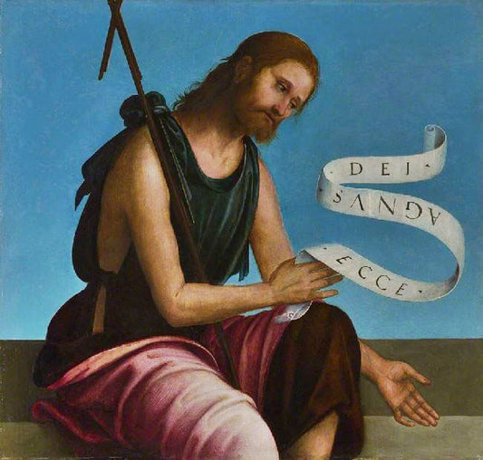 Saint John The Baptist by Lorenzo Costa the Elder