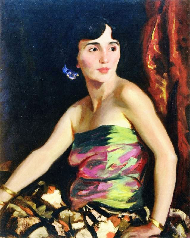 Isolina Maldonado, Spanish Dancer by Robert Henri