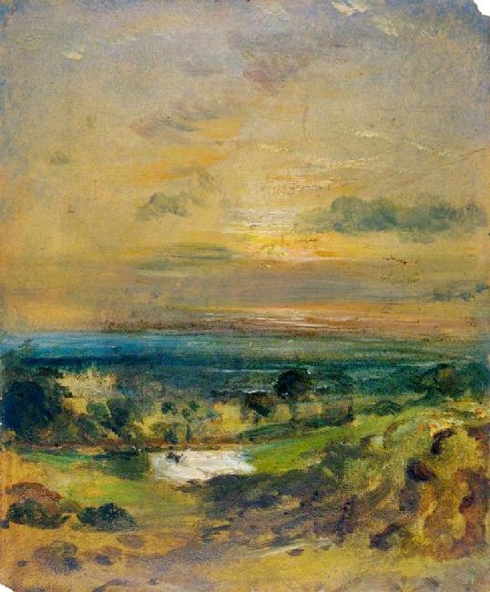BRANCH HILL POND, EVENING