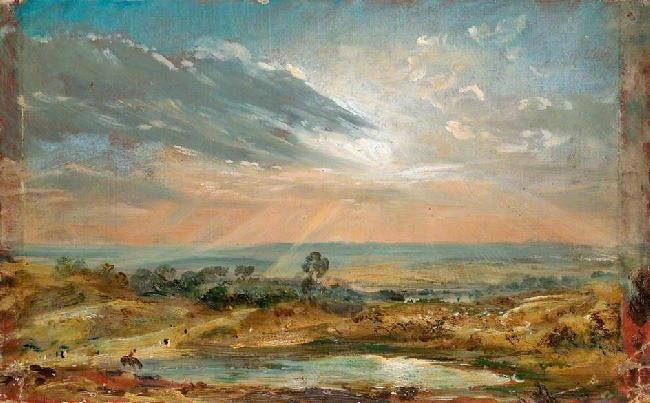 Branch Hill Pond, Hampstead by John Constable