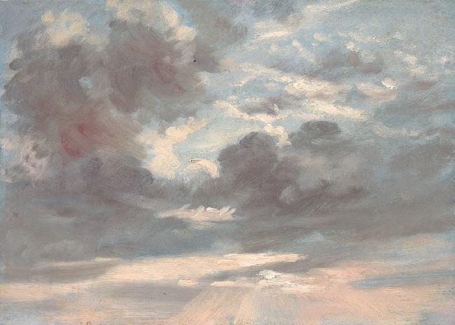 CLOUD STUDY: STORMY SUNSET