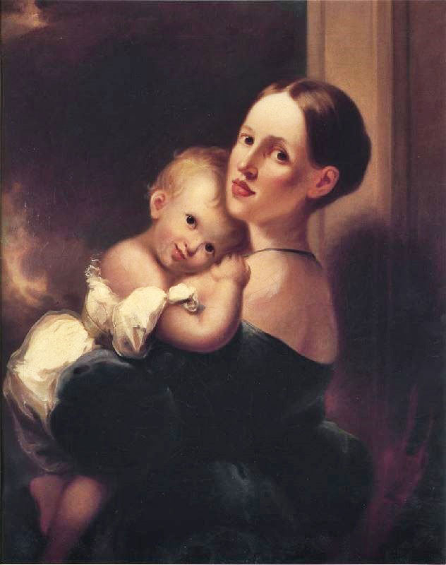 Mrs. James Miles Bush And Her Daughter, Nannie by Joseph H. Bush