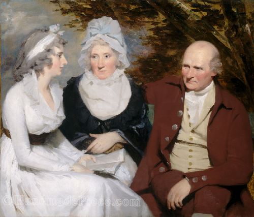 John And Betty Johnstone And Miss Wedderburn by Sir Henry Raeburn R.A. P.R.S.A.