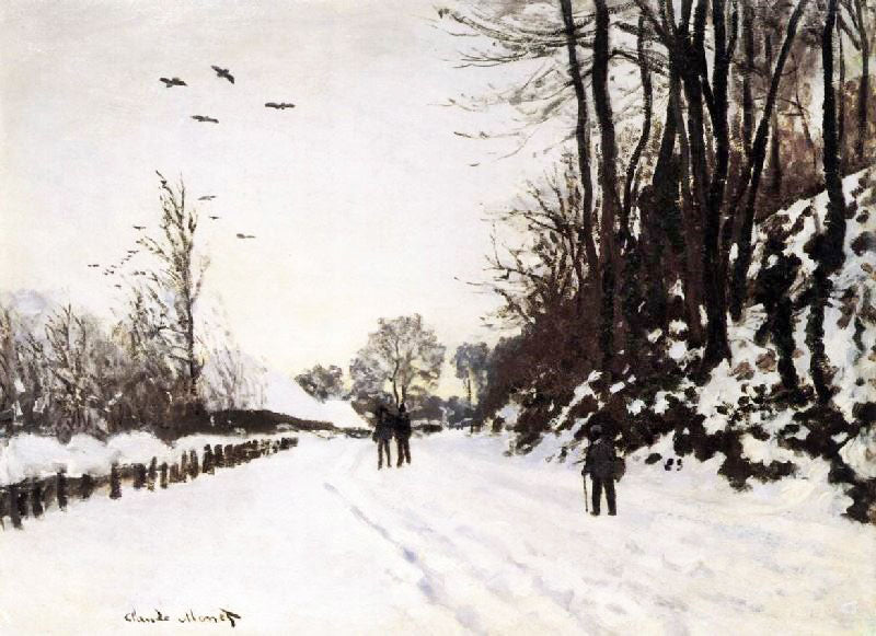 THE ROAD BY SAINT-SIMEON FARM IN WINTER