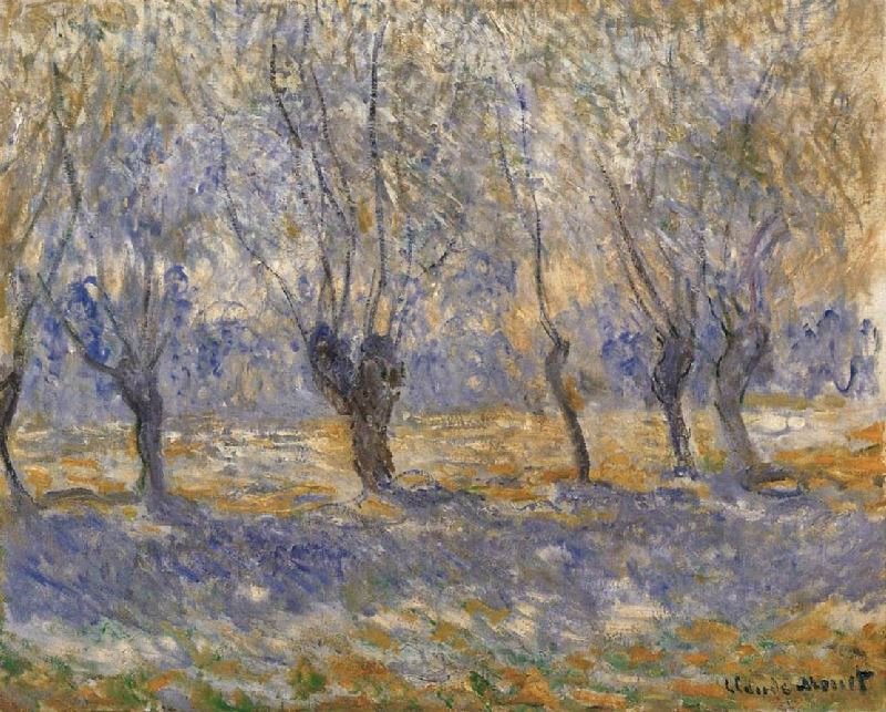 Willows In Giverny by Claude Oscar Monet