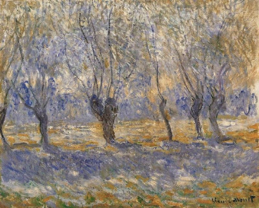 Willows In Giverny by Claude Oscar Monet