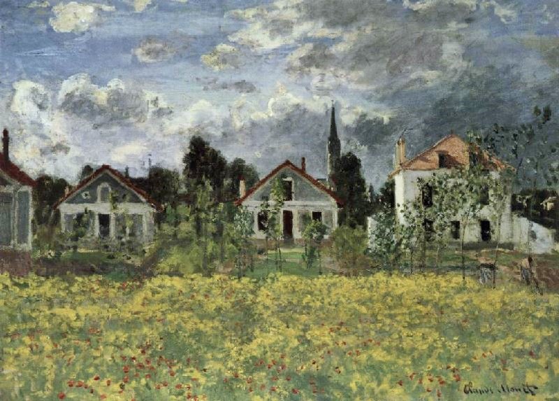 HOUSES AT ARGENTEUIL