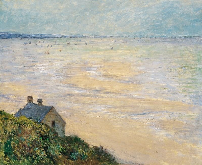 The Hut In Trouville by Claude Oscar Monet