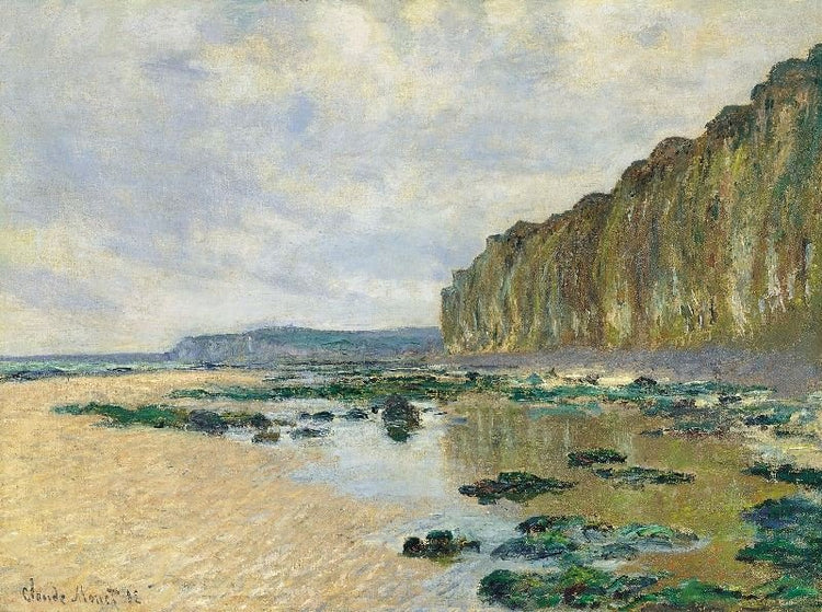 Low Tide At Varengeville by Claude Oscar Monet