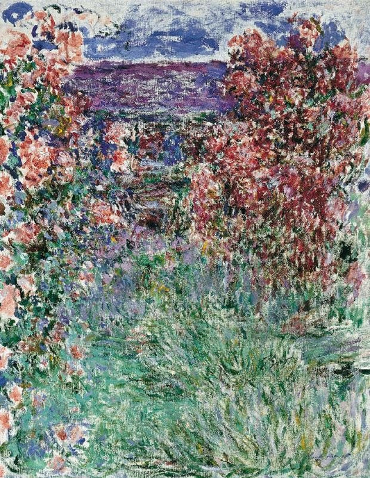 The House Among The Roses by Claude Oscar Monet