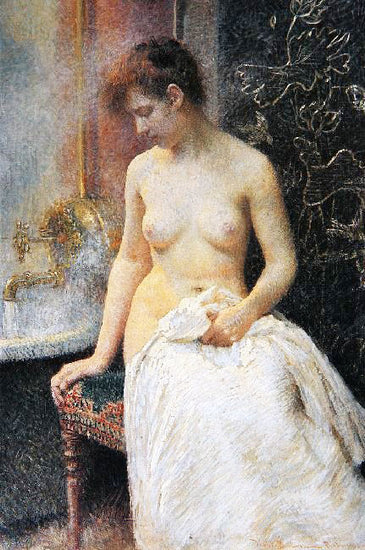 In The Bath by Vlaho Bukovac