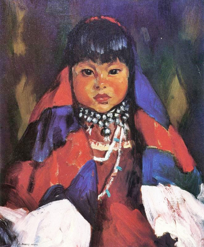 Tesuque Papoose by Robert Henri