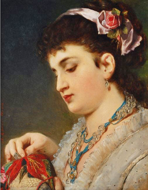 Needlework by Anton Ebert