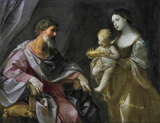Moses With Pharoah’S Crown by Guido Reni