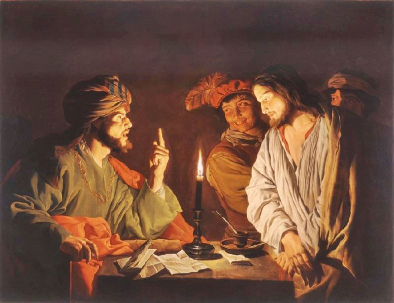 Christ Before The High Priest by Matthias Stom