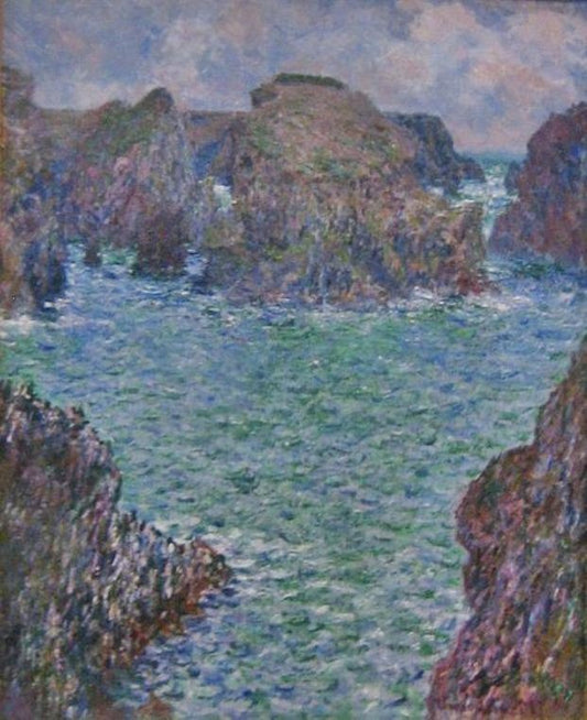 Port-Goulphar, Belle-Ile by Claude Oscar Monet