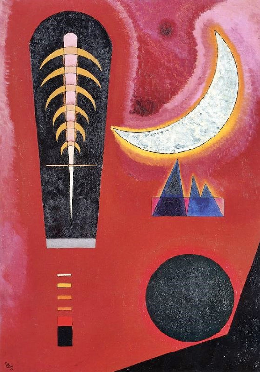 Loose In Red by Wassily Kandinsk