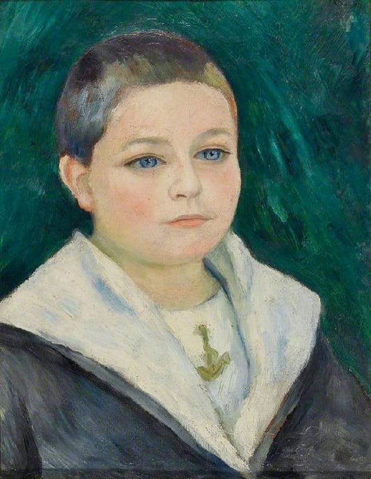 Leon Goujon In Sailor-Suit by Pierre Auguste Renoir