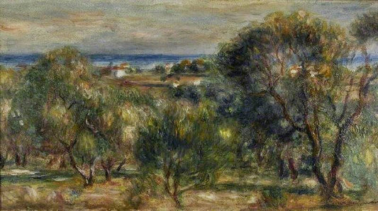 Olive Trees At Cagnes by Pierre Auguste Renoir