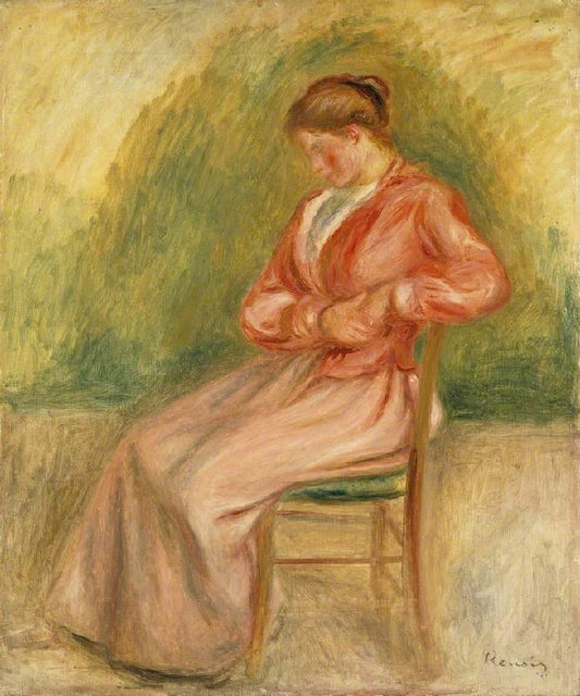 Seated Woman by Pierre Auguste Renoir
