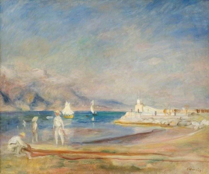 St Tropez, France by Pierre Auguste Renoir