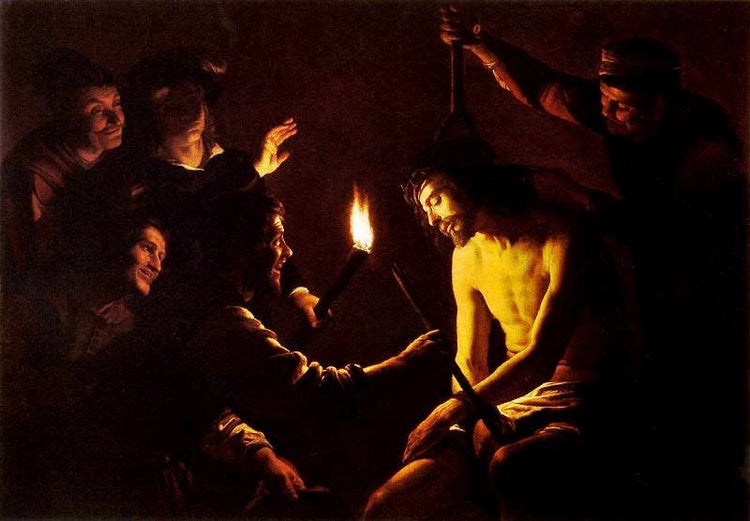 The Mocking Of Christ by Gerard van Honthorst
