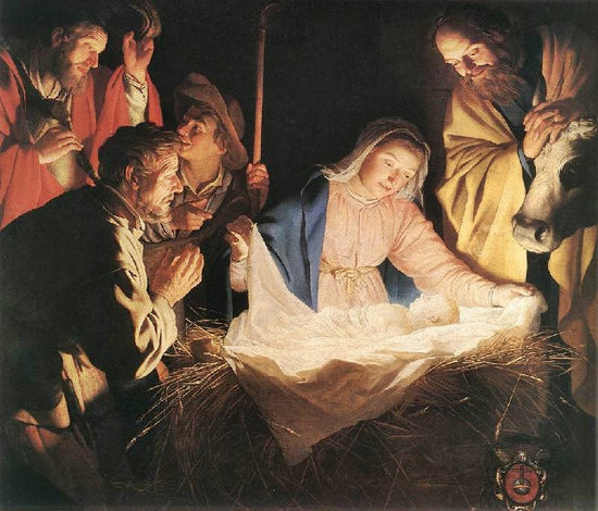 Adoration Of The Shepherds by Gerard van Honthorst