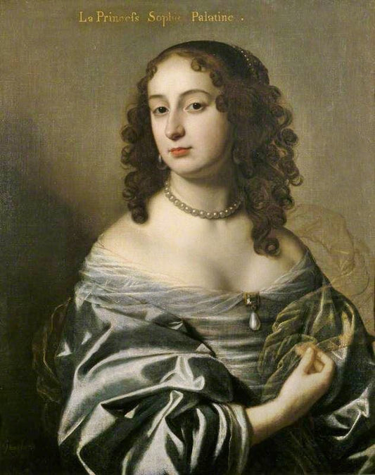 Electress Sophia, Princess Palatine, Consort Of Ernest Augustus, Elector Of Hanover by Gerard van Honthorst