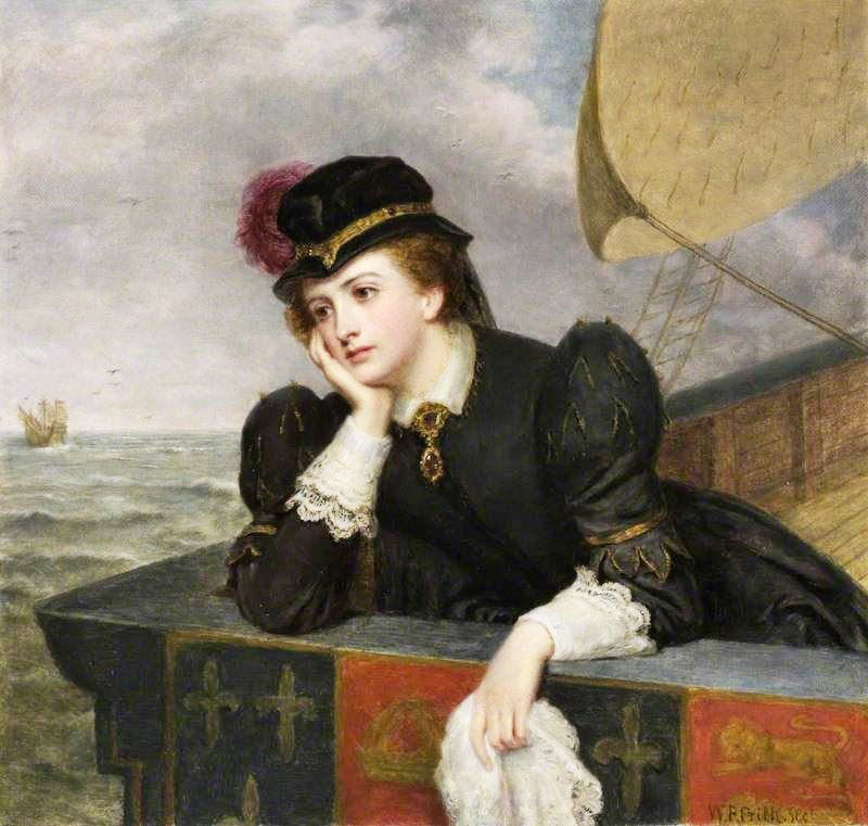 Mary, Queen Of Scots Bidding Farewell To France, 1561 by William Powell Frith