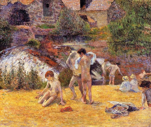 The Moulin Du Bois D’Amour Bathing Place by Paul Gauguin