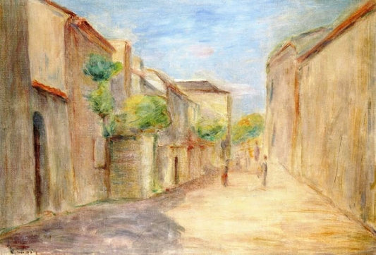 Entrance To The Village (Essoyes) by Pierre Auguste Renoir