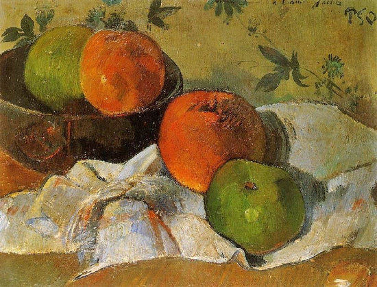 Apples And Bowl by Paul Gauguin