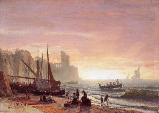 The Fishing Fleet by Albert Bierstadt