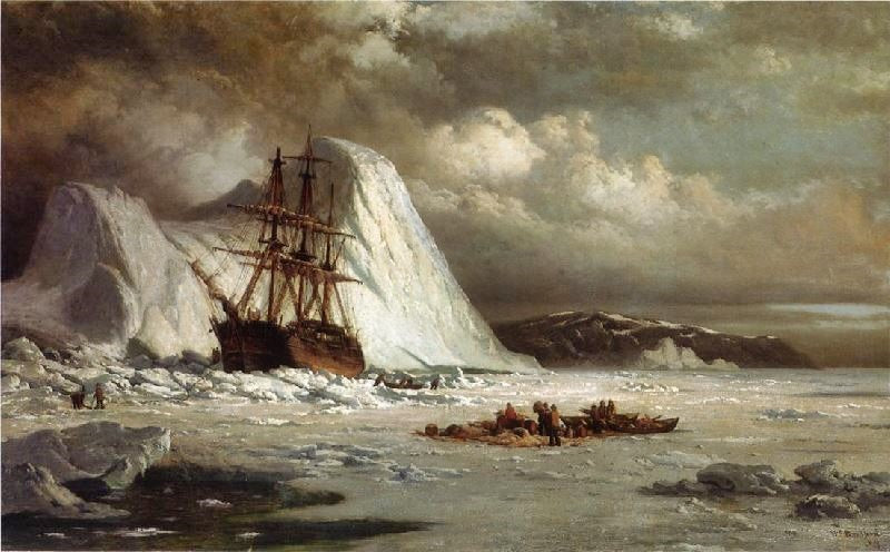 Icebound Ship by William Bradford