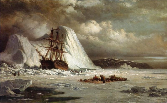 Icebound Ship by William Bradford