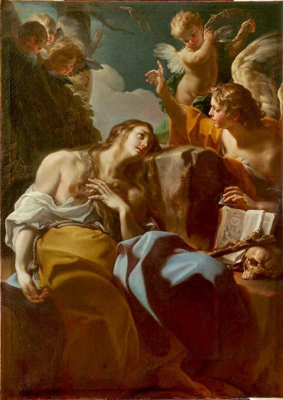 The Penitent Magdalen by Corrado Giaquinto