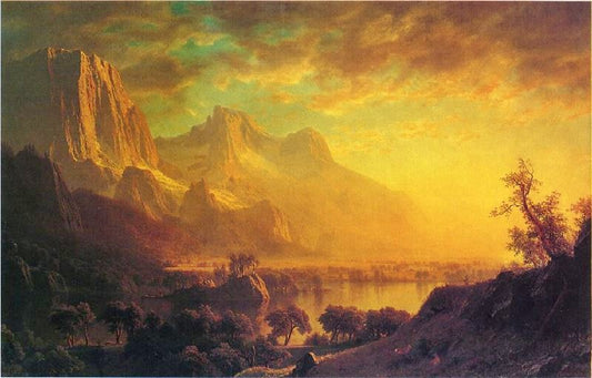 Wind River, Wyoming by Albert Bierstadt