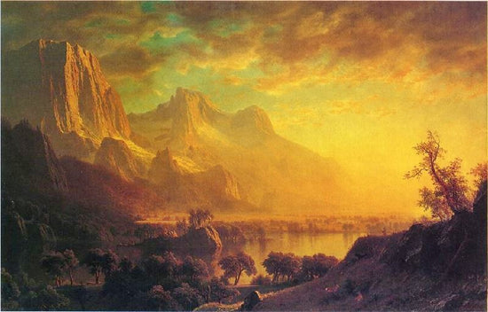 Wind River, Wyoming by Albert Bierstadt