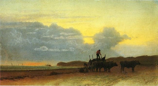 Coastal View, Newport by Albert Bierstadt