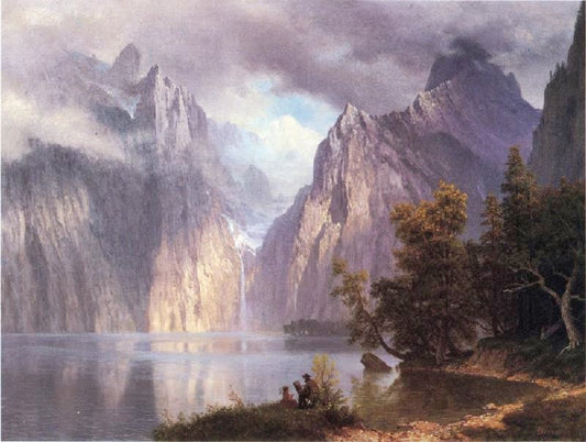 Scene In The Sierra Nevada by Albert Bierstadt