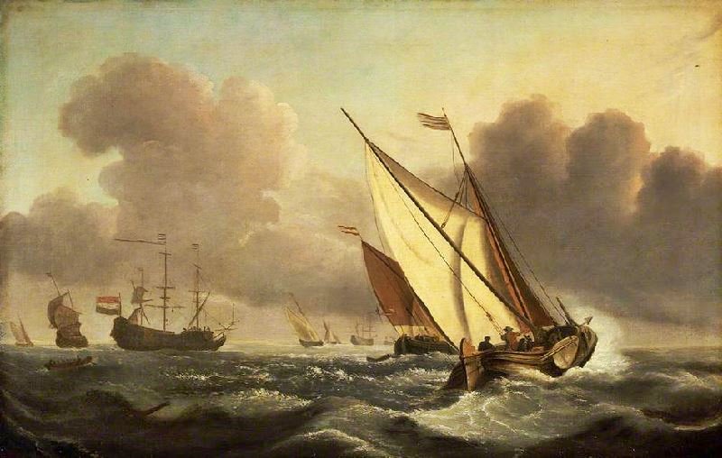 A KAAG GOING TO WINDWARD IN A FRESH BREEZE