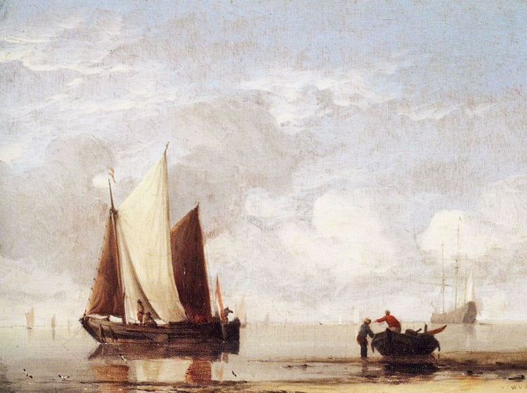 Calm Sea, 1660 by Willem van de Velde