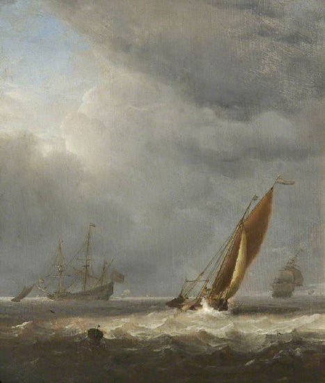 Shipping Scene: A Breeze by Willem van de Velde