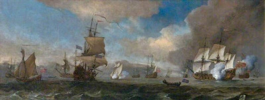 The Battle Of Solebay, 26 May 1672 by Willem van de Velde