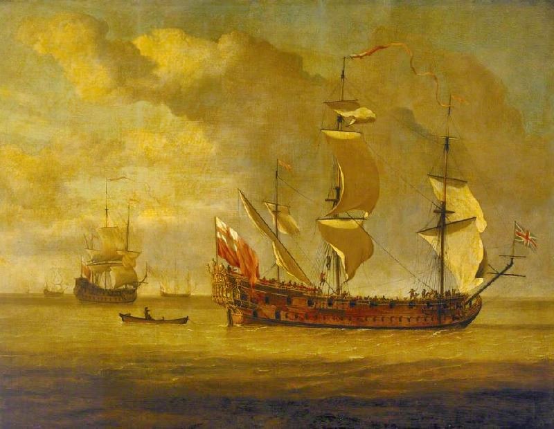 THE ’CHARLES GALLEY’ BEFORE A LIGHT BREEZE