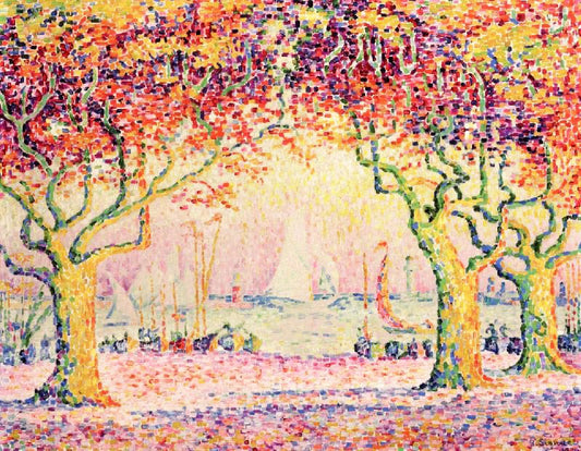 Les Allées, Cannes by Paul Signac