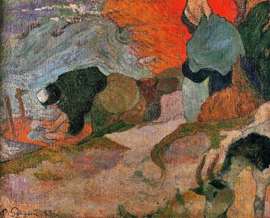 Washerwomen by Paul Gauguin
